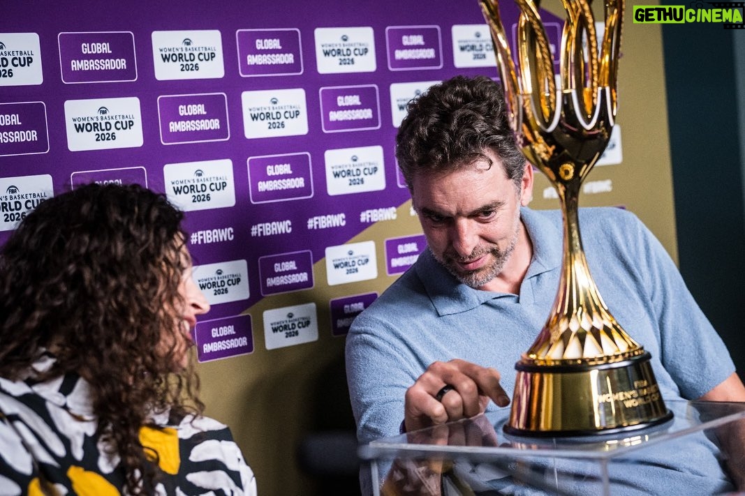 Pau Gasol Instagram - Intense but wonderful day! Proud to pass the torch to @sbird10 as ambassador for the 2026 @FIBAWWC! Still amazed by the great semifinals we witnessed tonight in Manila! π€― Congrats to Serbia and Germany for advancing to the #FIBAWC final! ππ #WinForAll