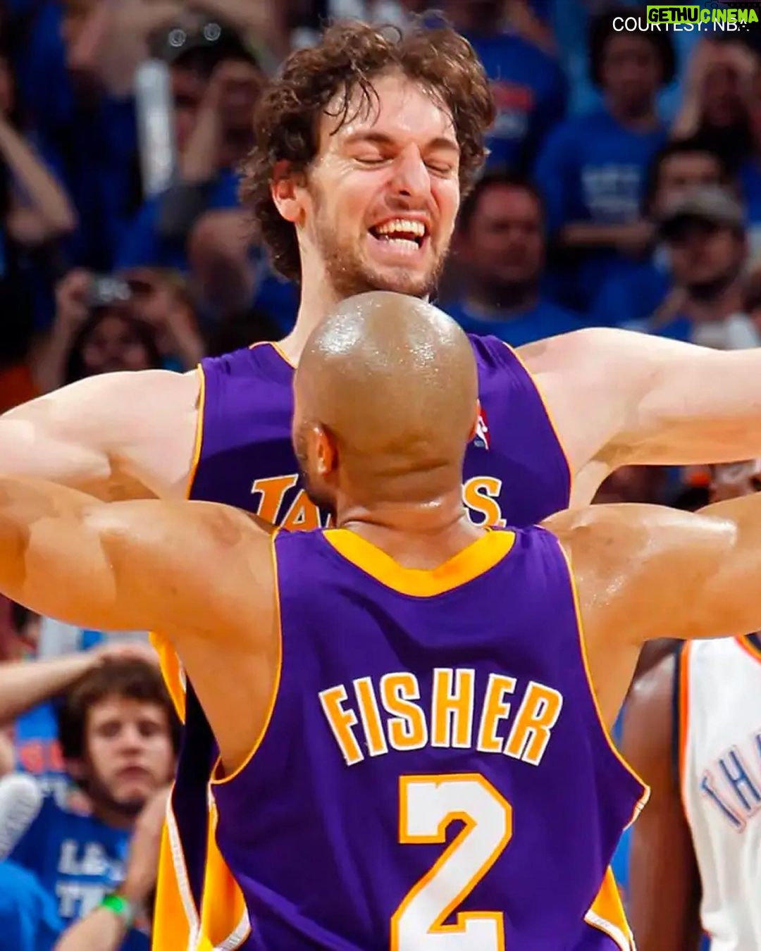 Pau Gasol Instagram - Special HOF shoutout from @paugasol to his Lakers championship teammates. 2009 and 2010 were specialโฆ ๐๐๐