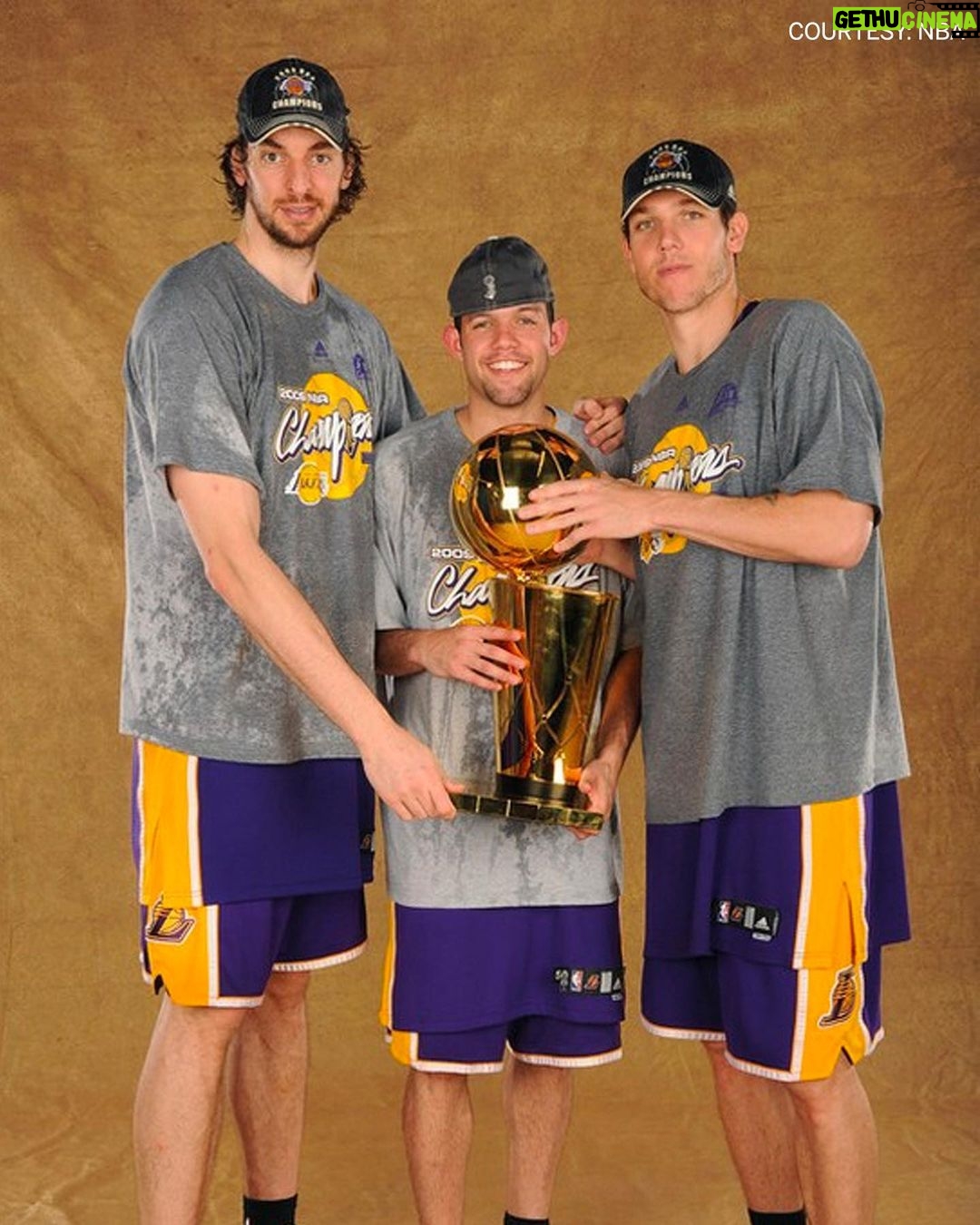 Pau Gasol Instagram - Special HOF shoutout from @paugasol to his Lakers championship teammates. 2009 and 2010 were specialโฆ ๐๐๐