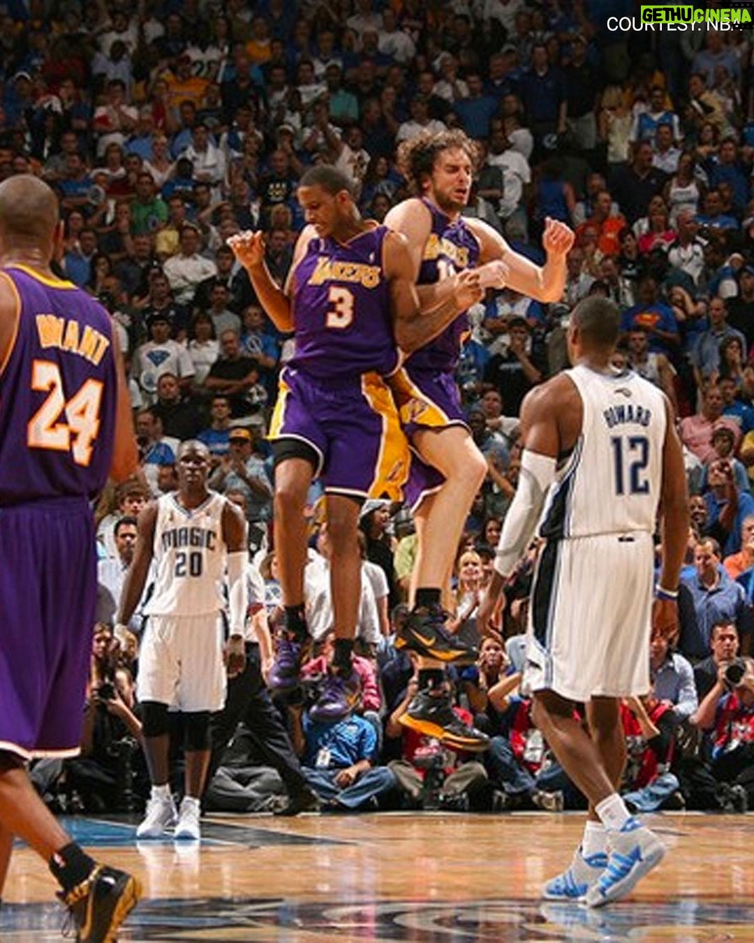 Pau Gasol Instagram - Special HOF shoutout from @paugasol to his Lakers championship teammates. 2009 and 2010 were specialโฆ ๐๐๐