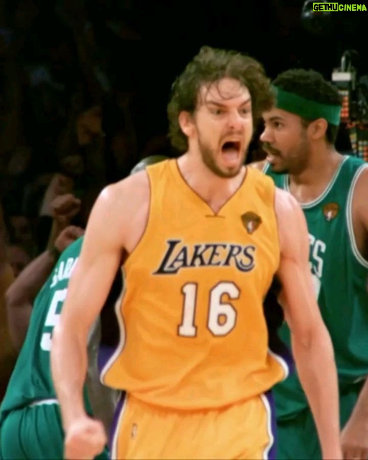 Pau Gasol - 122K Likes - #OnThisDay 13 years ago, Pau Gasol and the Lakers were celebrating the NBA championship 🤩