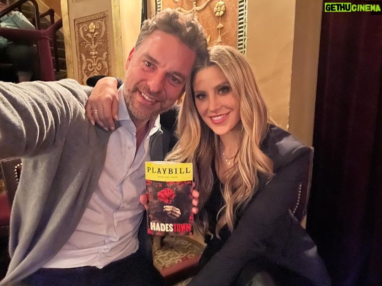Pau Gasol Instagram - So much fun last night watching @hadestown!! We absolutely loved it! 🙌🏼❤️ #broadwaymusical Manhattan, New York