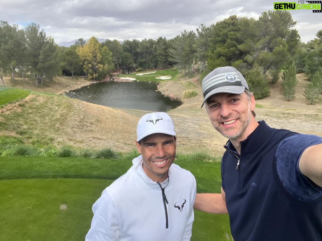 Pau Gasol Instagram - Unforgettable experience watching #TheMatch in Las Vegas! @rafaelnadal and @carlitosalcarazz put up a great show for all the fans all over the world watching. Loved every second!! Thank you @netflix for having us! Mandalay Bay Arena, Las Vegas