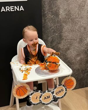 Pau Gasol Instagram - Happy first birthday to our Max!!! We had an unbelievable time celebrating him. #AirMax #Rookieoftheyear #BalledBeforeHeCrawled