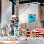 Paul Bettany Instagram – An audience member (thank you audience member) caught Jeremy and my post curtain call hug on our third preview. Three more and then opening night on Wednesday. #thecollaboration. @k_kweiarmah @alec1newman @sofiabarclay @jeremypope (the best collaborator anyone could hope to have).