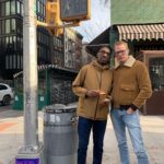 Paul Bettany Instagram – Me and @k_kweiarmah sneaking pizza during our first week of work on The Collaboration (written by the brilliant Anthony McCarten) with @jeremypope – this is gonna be soo much fun! Onwards!