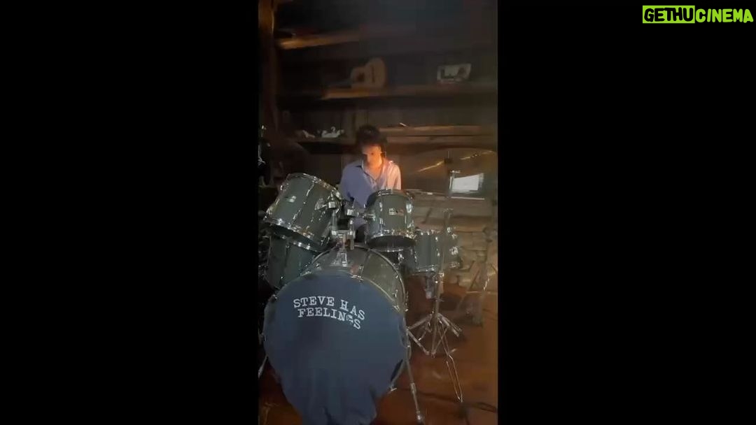 Paul Bettany Instagram - My Insanely talented son @stellan.c.bettany on his day off from writing music channeling Mr David Bowie - Blackstar