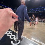 Paul Bettany Instagram - Me and Jen trying to help the Nets in any way we can.