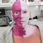 Paul Bettany Instagram - 2 face Vision. Doing a quick turn around from white Vision to red