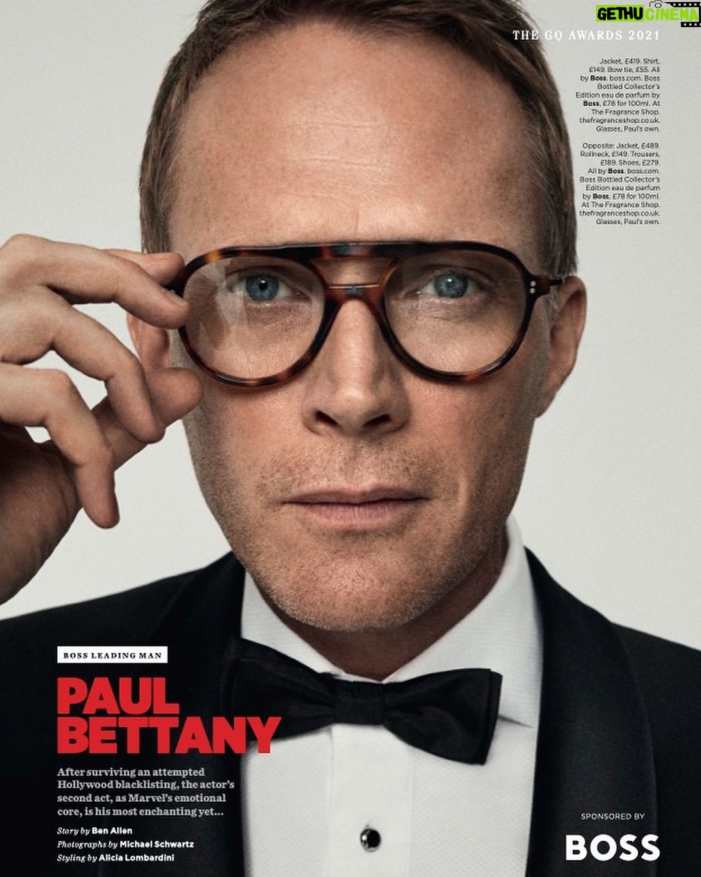 Paul Bettany - 132.4K Likes - @britishgq #gqawards #bossxgqawards