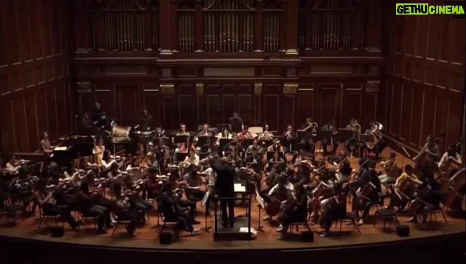 Paul Bettany Instagram - So my extraordinary son @stellan.c.bettany got the opportunity to have NEC Philharmonic and David Loebel perform his first symphony. I’M SO UNBELIEVABLY PROUD OF HIM. GO TAKE THE WORLD BY STORM!!!! #symphony #paradiselost