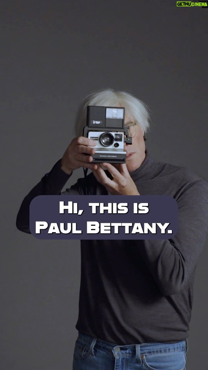 Paul Bettany Instagram - In #TheCollaborationPlay, Paul Bettany makes his Broadway debut as Andy Warhol opposite Jeremy Pope as Jean-Michel Basquiat. Don’t miss this thrilling new play, now in performances! Get tickets at TheCollaborationBroadway.com Costumes by @annafleischle Samuel J. Friedman Theatre