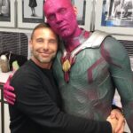 Paul Bettany Instagram - Missing my old mucker, the horribly gifted @vtanis see you soon I hope. Xxx