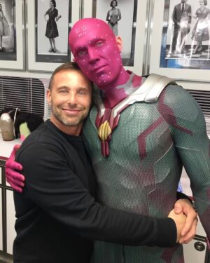 Paul Bettany Instagram - Missing my old mucker, the horribly gifted @vtanis see you soon I hope. Xxx