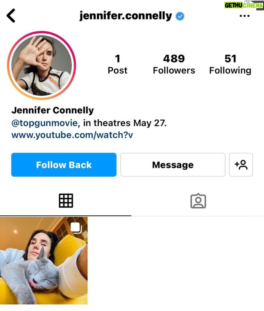 Paul Bettany Instagram - Soooooo my Mrs @jennifer.connelly has finally joined Instagram. Follow her at your peril and believe only half the things she says about me.
