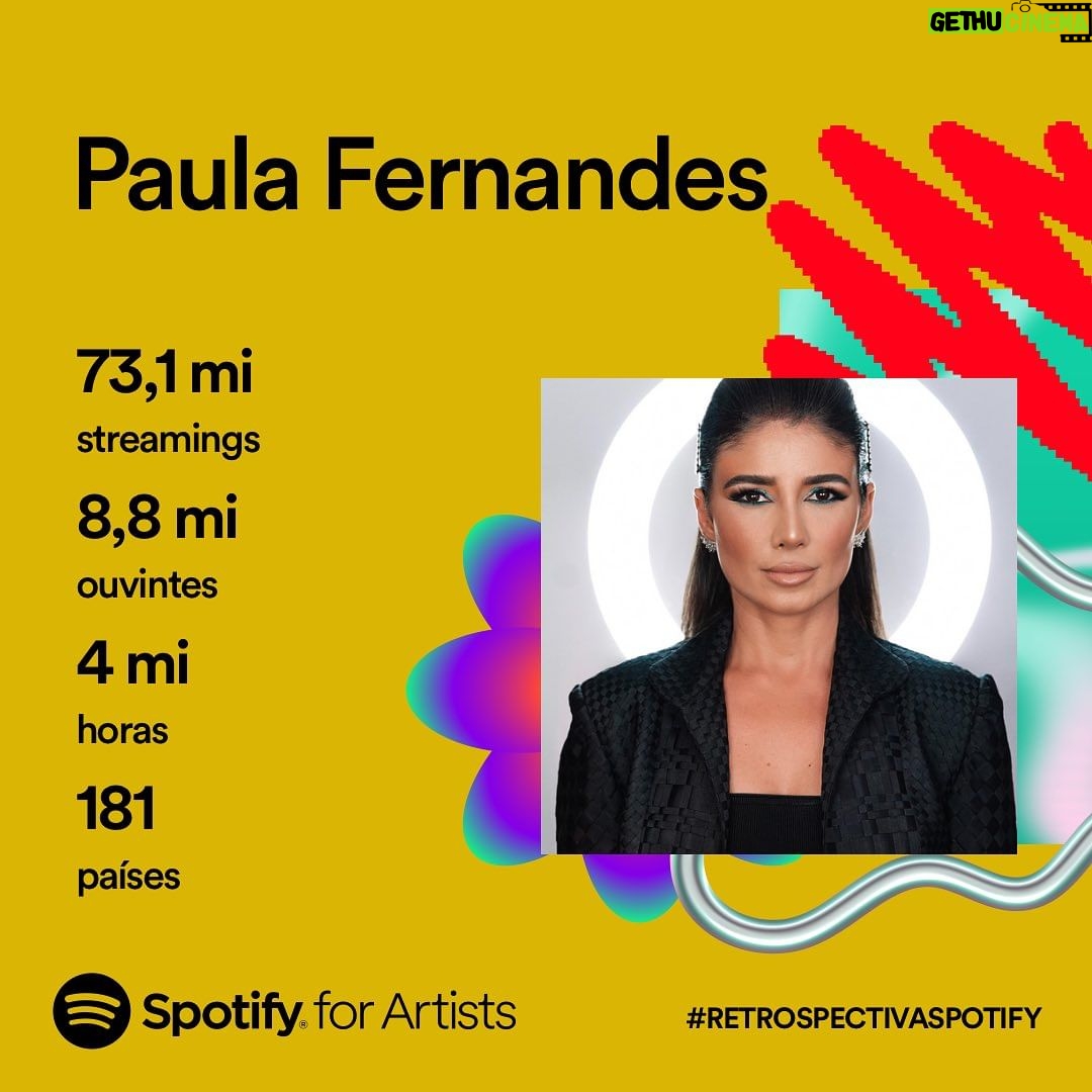 Paula Fernandes Instagram - Celebrando com gratidão cada streaming, cada ouvinte. Obrigada por me permitir fazer parte da trilha sonora da história de vocês em 2023.🎵 A música nos une, e espero que essa conexão continue crescendo em 2024! ❤️ #Retrospectiva2023 #Spotify