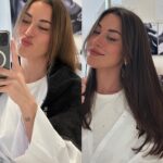 Paula Gonu Instagram – 1. nuevo personaje desbloqueado 
2. el personaje anterior dejándose lavar el pelo
3. el personaje anterior procesando el cambio en el sistema
4. 🔒🔓
5. un palmo de largo y muchas puntas abiertas han abandonado el juego
6. si hacéis zoom en mis tetas veréis que tengo tinte en mi top blanco básico favorito
7. creemos que es el color que merezco verdad??
8. he pensado que quiero cortarle mucho más pero quiero seguir haciéndome coletas
9. primer selfie del nuevo personaje 
10. parece que no pero puestos al lado se nota el cambio de color no??