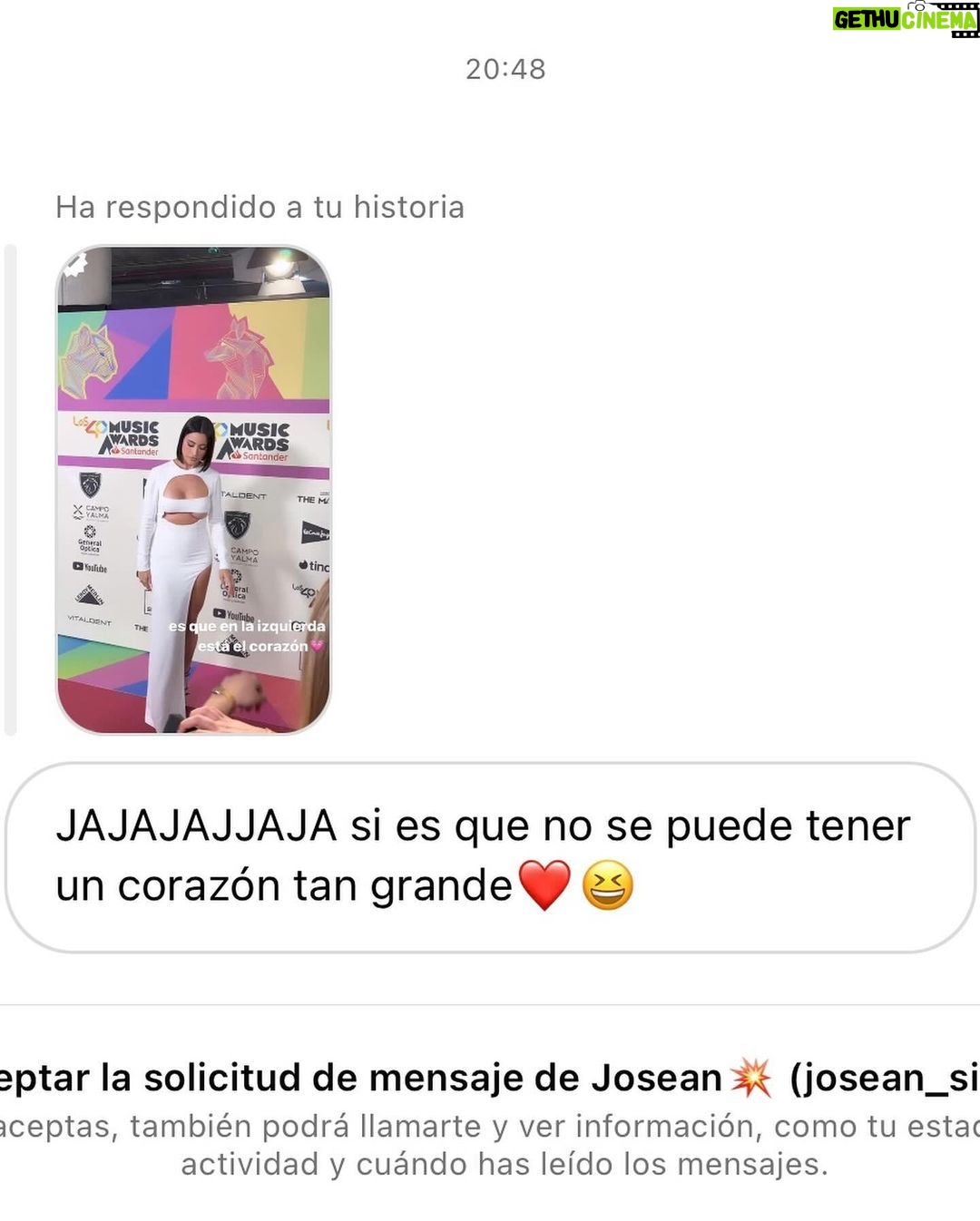 Paula Gonu Instagram - tengo un corazón enorme con el que agradezco muchísimo a @sonymusicspain por traerme a #LOS40MusicAwardsSantander gracias max por los vídeos ets el millor y graciessss @albertmullor por las fotitos y avisarme de las tetis