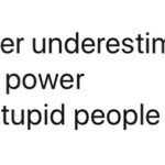 Paulo Coelho Instagram - Never underestimate the power of stupid people