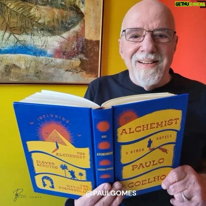 Paulo Coelho Instagram - Meu primeiro trabalho com inteligência artificial para o ‘O Alquimista’. Essa obra, magistralmente criada pelo @paulocoelho, transcende o tempo e continua a encantar leitores de todas as gerações e culturas. My first work with artificial intelligence for ‘O Alquimista’. This work, masterfully created by @paulocoelho, transcends time and continues to delight readers of all generations and cultures. #art #booklovers #paulocoelho #aiart