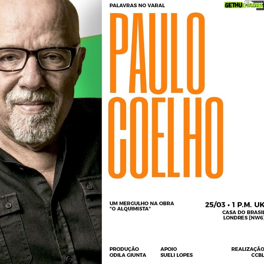 Paulo Coelho Instagram - Nota: não estarei presente