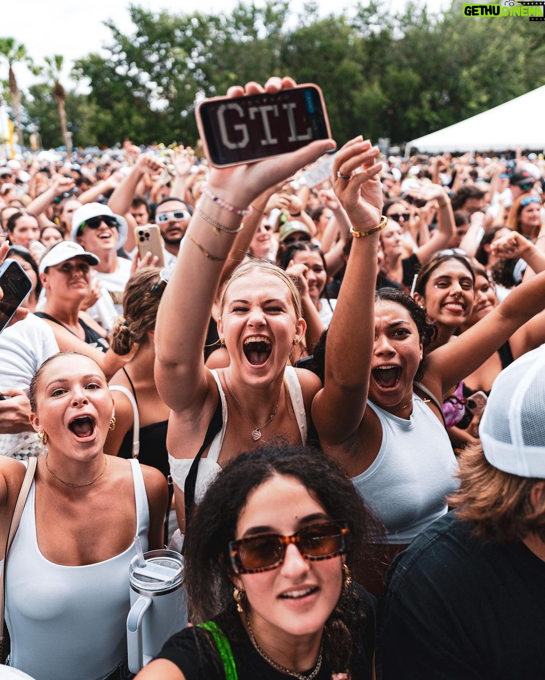 Pauly D. Instagram - GYM. TAN. BOUNCE. IOA Plaza Tailgate