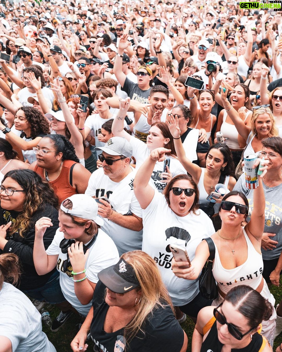Pauly D. Instagram - GYM. TAN. BOUNCE. IOA Plaza Tailgate
