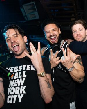 Pauly D. Instagram - @djpaulyd @adinross @g_eazy made for a truly special sold out night! 

#paulyd #adinross #geazy #dannilsenphotography #marqueenyc #djpaulyd #jerseyshore #adinrossclips