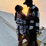 Pavani Reddy Instagram – 💕Summer sunset 💕
#camping #love ##sunset