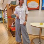 Pavitra Punia Instagram - Coffee ☕️ meet with team Aesthetics Drop #ootd @dior ma bag Ring @gucci A vintage pure silver titan watch is the cherry here 💋🤍 #pavitrapunia #pavitraa #pavitra #pavitraapuniya