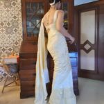 Pavitra Punia Instagram – This saree has my heart ❤️ 

Thank you @zalfrombenaras 
And Ankita  @connectedforfashion 

#pavitrapunia #pavitraa #pavitraapuniya
