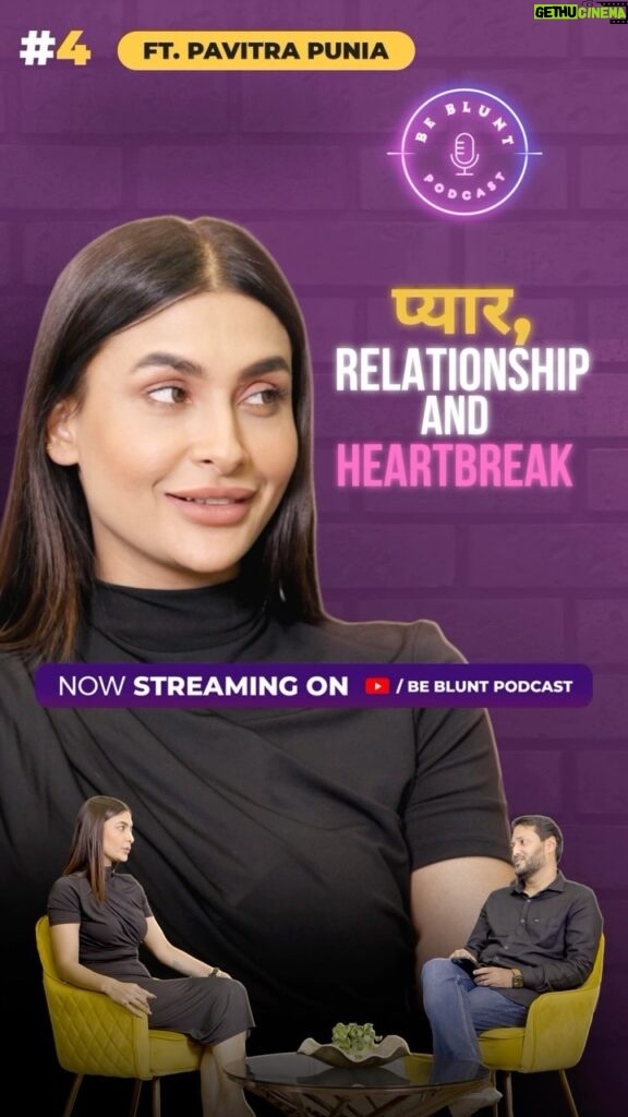 Pavitra Punia Instagram - Blunt conversation: @pavitrapunia_ Watch full episode on “Beblunt Podcast” YouTube channel 🔥 Link in bio!!!👆🏼 #podcast #pavitrapunia #breakup #relationships #beblunt #bebluntpodcast #bebluntwithKKay