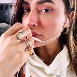 Pavitra Punia Instagram – I met Starbucks in the air ☁️ 🥛 

#enroute 

Companions this time @fendi @hermes @cartier @bulgari @toryburch @mango 
K see y’all soon 💋

#pavitraapuniya #pavitraa #fashion #style #glam #ａｅｓｔｈｅｔｉｃ #aesthetic ly yours 🫠