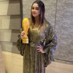 Payal Ghosh Instagram - Thank you @universal_india_awards for honouring me with the STYLE INFLUERCER OF THE YEAR AWARDS…. #love 🖤#payalghosh JW Marriott Mumbai Sahar