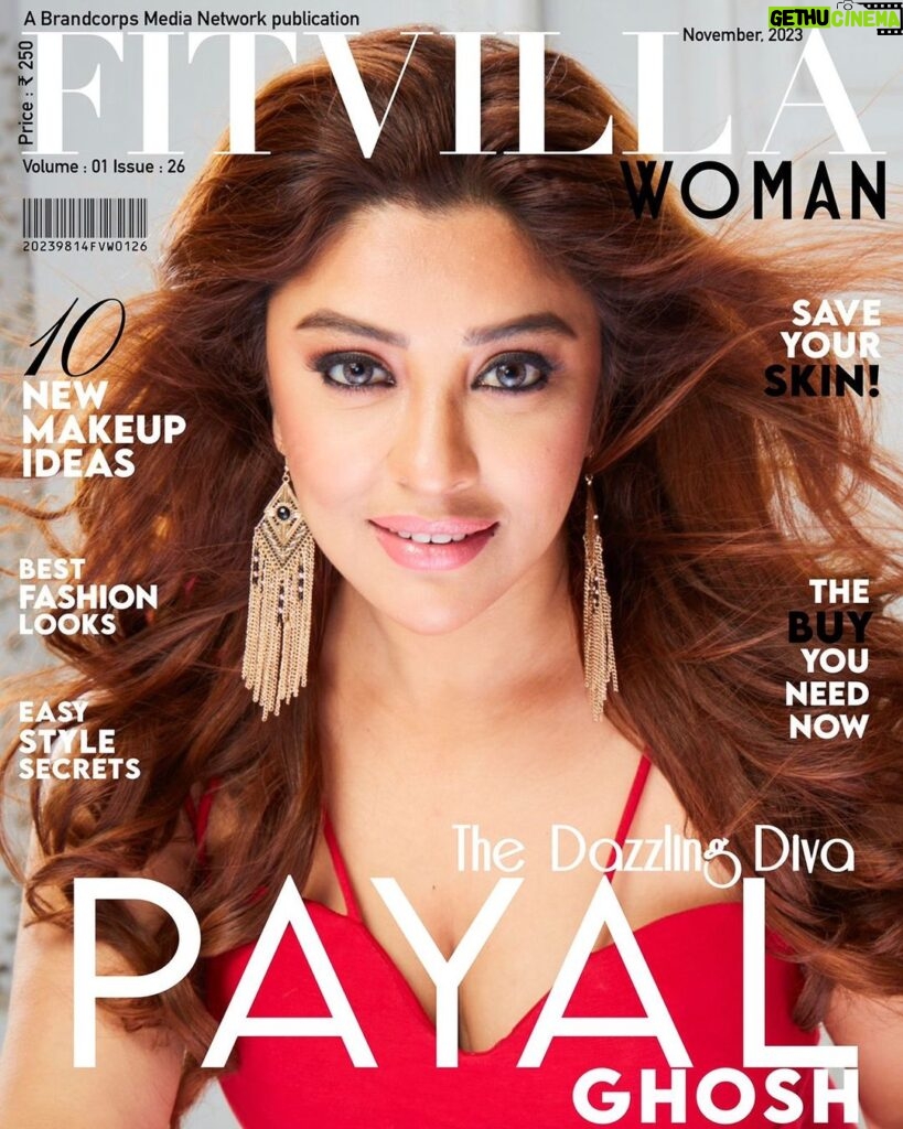 Payal Ghosh Instagram - Here’s what we all were waiting for! ♥️✨ The wait is over and let’s welcome The Sazling Diva Payal Ghosh on the cover this month ‘The Dazzling Diva- Payal Ghosh’ Payal Ghosh x Fitvilla Woman, November, 2023 Magazine: Fitvilla Woman @fitvillawoman On the cover : Payal Ghosh ( @iampayalghosh ) Issue : November, 2023 ( 5th November- 11th November, 2023 ) Editor : @theycallme.wee Coordinations & Collaborations: @brandcorpscollabs Produced by: @brandcorpsmedianetwork Stylist @akankshakawediastyle Outfits @qbysoniabaderia Jewllery @silverstreakstore Artist Management- @shimmeryentertainment . . . . . . . #payalghosh #payal #covergirl #november #cover #magazinecover #actrss #tollywood #photoshoot #fashionphotography #photographylovers #photographmodel #modellingphotography #photography #fitvillafashion #fitvillatelly #fitvillafilmy #fitvillasouth #fitvillawoman #fitvillaman #covershoot #photoshoot #brandcorpsmedianetwork #fitvillaglobal #fitvillaweddings #fitvillafashion #actresslife Mumbai, Maharashtra