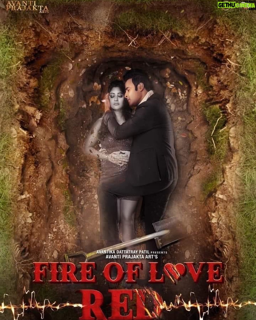 Payal Ghosh Instagram - #fireoflovered … 🖤 @krushna30 #payalghosh
