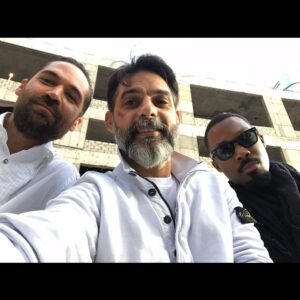 Payman Maadi Instagram - 6U shooting days. With amazing pals @manu_rulfo and @coreyhawkins #comingsoon @6undergroundmovie