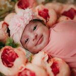 Pearle Maaney Instagram - Nitara … say 🧀 cheese 😋 #13daysOldbaby . . Click @todstories