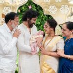 Pearle Maaney Instagram – When the whole family came together to celebrate 🥰
.

Click @sainu_whiteline @_whiteline_photography_ 
Decor @thegreindale 
MUA and Jewellery @sajithandsujith 
Styled by @sabarinathk_ 
Saree @kasavukada_1985 
Nila wearing @sabarinathk_ 
Saree draping @drapewithkp