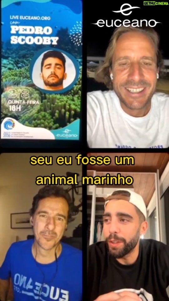 Pedro Scooby Instagram - "@pedroscooby, se você fosse um animal marinho, qual você seria e por quê?" Alguém arrisca a resposta antes de assistir ao vídeo? 🤔😉🤣 Pedro Scooby, @rodcebrian e @rodrigothome tiveram um bate-papo divertido e informativo sobre várias questões oceânicas. Falamos sobre mudanças climáticas, sobre lixo nas praias e nos mares, educação oceânica nas escolas, pesca predatória, tubarões, viagens, ajuda as vítimas no litoral norte de SP e muito mais! Ouça a íntegra desse videocast incrível no Spotify EUCEANO.ORG e faça parte desse movimentos de reconexão, conhecimento e amor pelos Oceanos e suas criaturas. #euceano #ocean #shark #tubarão #turtle #tartaruga #marinelife #surf #friends . . . "@pedroscooby, if you were a sea animal, what would you be and why?" Does anyone risk the answer before watching the video? 🤔😉🤣 Pedro Scooby, @rodcebrian and @rodrigothome had a fun and informative chat about various ocean issues. We talk about climate change, garbage on beaches and seas, ocean education in schools, predatory fishing, sharks, travel, helping victims on the north coast of SP and much more! Listen to the entirety of this incredible videocast on Spotify EUCEANO.ORG and be part of this movement of reconnection, knowledge and love for the Oceans and their creatures.