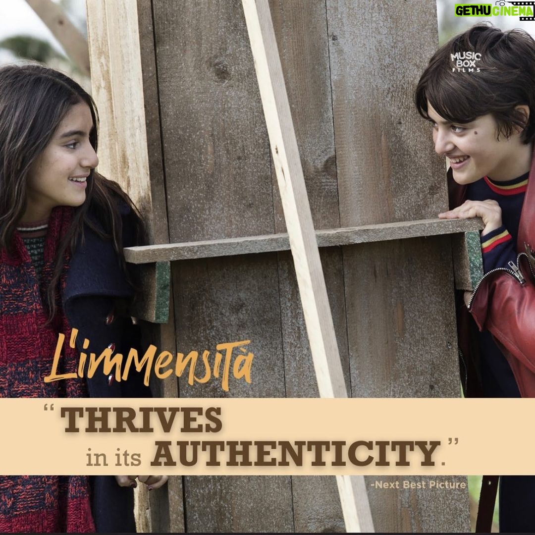 Penélope Cruz Instagram - L’IMMENSITA #nowplaying in theaters. @emanuelecrialese