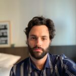 Penn Badgley Instagram - series: before/after : morning prayers in hotel