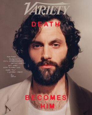 Penn Badgley Instagram - Death does go great with my hair rn @variety cover • photos by @heatherhazzan & interview w/ @kateaurthur • Fashion Director: Alex Badia @thealexbadia // Fashion Market Editor: Emily Mercer @elmercer // Fashion Market Assistant: Ari Stark @jaristark //Grooming: Amy Komorowski/The Wall Group @akgroomer thank you to the whole team 🌞and my team at @theledecompany