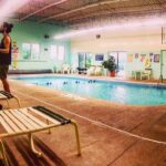 Penn Badgley Instagram - Pool room rehearsal in a Plattsburgh, NY Super 8 w/ @mtali_shaka . Super 8 Plattsburgh