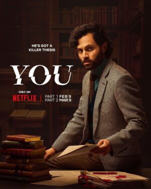 Penn Badgley Instagram - True story: I originally posted this earlier today at like 9am ET, which it turns out was 2 hrs before it was meant to be PREMIERED by @younetflix YES A WORLD PREMIERE OF A POSTER but anyway I did leak it early, unaware I had done so. I thoughtfully captioned it with “felt cute might delete” and then promptly realized oh I might actually have to delete this. So I text the ppl in LA, no one’s awake, so then I just delete it to be safe and *then* thought, for the few people who did see it… it was genius. A rare moment of metaphysical profundity in a press cycle. And I wanted to protect that for them bc the truth is Netflix does not need me posting. But