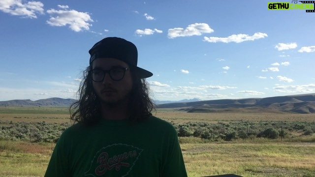 Penn Badgley Instagram - Yesterday Interstate 80 in Nevada