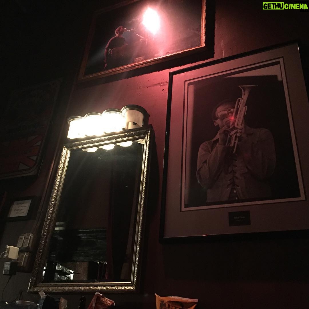 Penn Badgley Instagram - Room with a view. In the wings waiting to go onstage at the Fillmore. The Fillmore