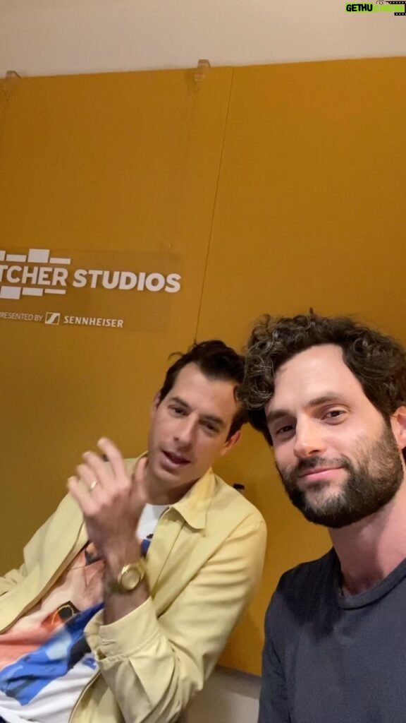 Penn Badgley Instagram - This week’s episode: a very big thank you to @iammarkronson for being on @podcrushed honestly kinda blown away by some of his stories and that he agreed to be a guest but we discovered a mutual love for Stevie Wonder and D’Angelo and that’s all I need really.