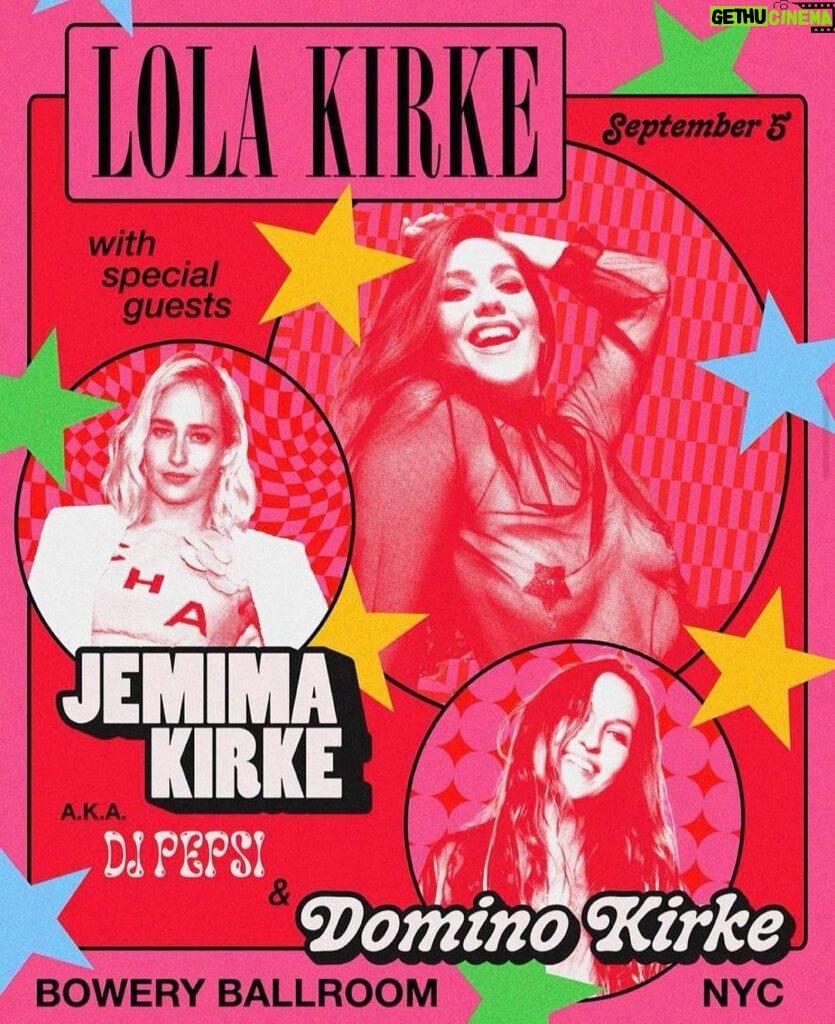 Penn Badgley Instagram - A night out w/ the Kirke sisters Sept 5th NYC. This will be good music & a good time! Tickets in stories