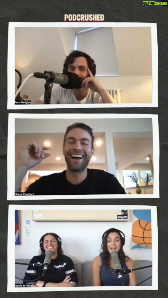 Penn Badgley Instagram - My old pal @chacecrawford on this week’s episode of @podcrushed and we get into it. Such a thoughtful, kind & gracious man ••• take a listen